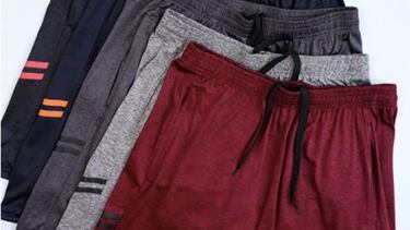 Versátil y transpirable: así es este 'pack' de pantalonetas deportivas para hombre