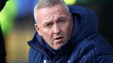 Paul Lambert, en el banquillo del último equipo que ha entrenado, el Ipswich Town.