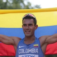 Quién es Éider Arévalo, el marchista colombiano que fue campeón mundial en 2017