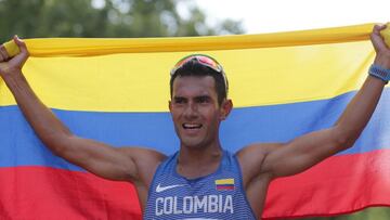 Quién es Éider Arévalo, el marchista colombiano que fue campeón mundial en 2017
