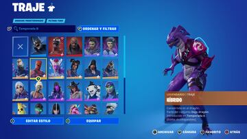 fortnite skin hibrido capitulo 1 temporada 8