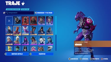 Guardián Dracónico es la nueva skin del Club de Fortnite de noviembre 2023: cómo conseguirla