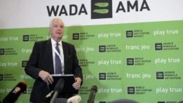 El presidente de la Agencia Mundial Antidopaje (AMA), el británico Craig Reedie.