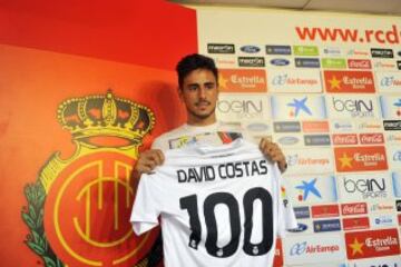 Presentación de David Costas como nuevo jugador del Mallorca.