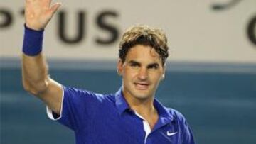 <b>MAESTRO. </b> Roger Federer no dio ninguna opción y barrió de la pista al argentino Del Potro.