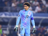 Guillermo Ochoa of Mexico during the Final match between Mexico (Mexican National Team) and United States as part of the 2024 Concacaf Nations League, at AT-T Stadium, Arlington, Texas, on March 24, 2024.