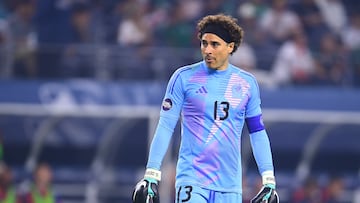 Guillermo Ochoa of Mexico during the Final match between Mexico (Mexican National Team) and United States as part of the 2024 Concacaf Nations League, at AT-T Stadium, Arlington, Texas, on March 24, 2024.