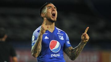 Cristian Arango, delantero de Millonarios, estar&iacute;a en carpeta de Corinthians. As&iacute; son los n&uacute;meros del 10 azul que lo ponen en la mira de varios equipos