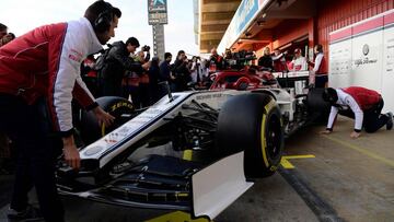 Alfa Romeo C38 del Mundial de F1 2019. 