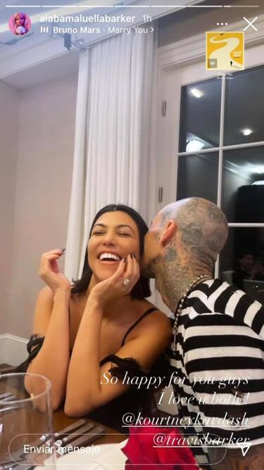 Kourtney Kardashian y Travis Barker están comprometidos