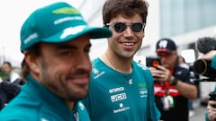 Alonso y Stroll, juntos en el GP de Canadá 2023.