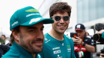 Alonso y Stroll, juntos en el GP de Canadá 2023.