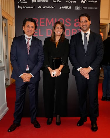 José Félix Díaz; Director Editoral de AS, Laura Riestra; Directora de El Huffpost y Aloysio Araujo; Director General de Deportes de Prisa Media.