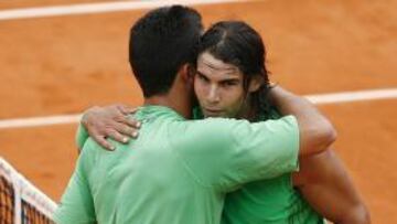 <strong>ARRASÓ.</strong> Rafa Nadal arrasó en tres sets a Nicolás Almagro y disputará las semifinales de Roland Garros ante Djokovic.