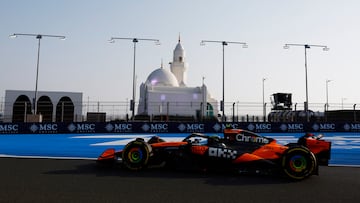 Lando Norris (McLaren MCL39). Yeda, Arabia Saudí. F1 2025.