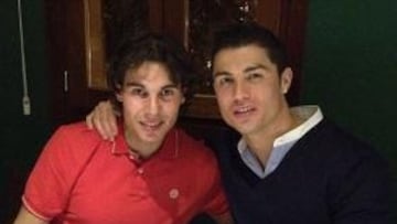 Cristiano Ronaldo y Rafa Nadal cenaron juntos