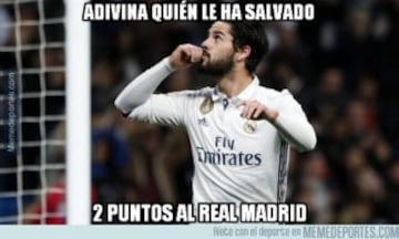 Isco y la remontada del Real Madrid protagonistas de los memes