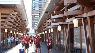 With 18,000 athletes, coaches and officials expected to arrive the organisers of the huge Tokyo Bay complex have made some changes to ensure it remains covid-safe.