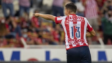 during the game Atlas vs Guadalajara, corresponding to the 16th round match of the Torneo Guard1anes Clausura 2021 of the Liga BBVA MX, at Jalisco Stadium, on April 24, 2021.
 
 &amp;lt;br&amp;gt;&amp;lt;br&amp;gt;
 
 durante el partido Atlas vs Guadalaja