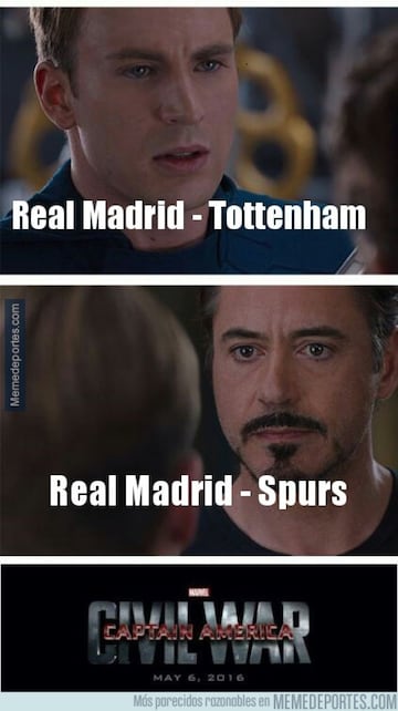 Los mejores memes del Real Madrid-Tottenham