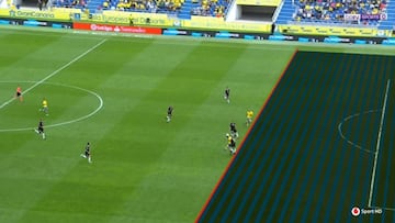 Iglesias Villanueva anuló un gol legal a Las Palmas en el 92'