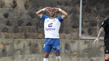 Ángel celebrando un gol