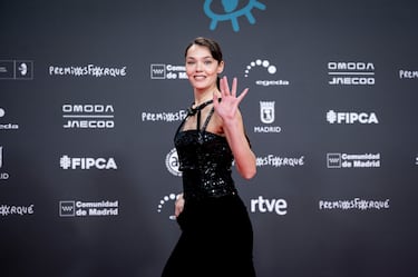 La actriz Ana Rujas posa en la alfombra roja de la 31 edición de los Premios José María Forqué.