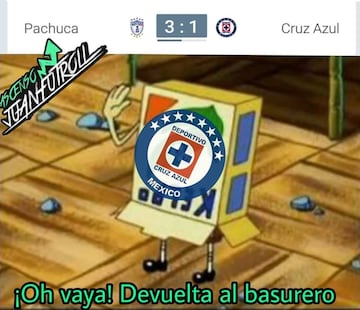 Los memes de la derrota de Cruz Azul ante Pachuca