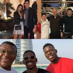 Dubái: el paraíso navideño de los futbolistas y sus parejas; Alba, Busquets, Bartra...