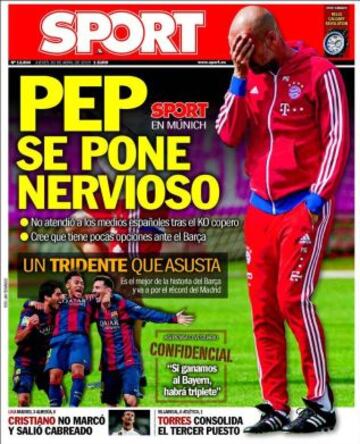 Portadas de la prensa deportiva