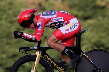 El ciclista esloveno Primoz Roglic durante la última etapa.