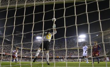 Cristiano Ronaldo marcó, en la prórroga, el único gol de la final de la Copa del Rey 2011.