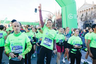 Mar Flores, modelo, empresaria y actriz española, durante la XII Carrera Madrid en marcha Contra el Cáncer a 30 de Marzo de 2025 en Madrid (España).