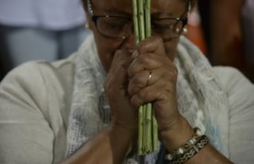 El acto central tuvo lugar en el Atanasio Girardot de Medellín pero hubo otras manifestaciones de apoyo en otros lugares del país.