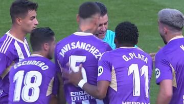 Valladolid estalla: el árbitro decreta el descanso justo en el 1-0