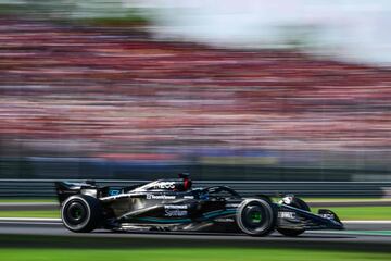 George Russell durante el Gran Premio de Italia de Fórmula 1.