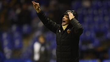 Marcelino, en Riazor.