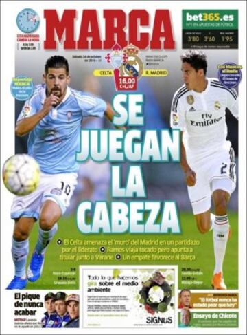 Portadas de la prensa mundial