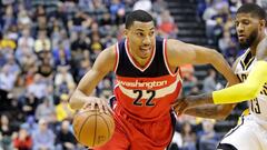 INDIANAPOLIS, IN - FEBRUARY 16: Otto Porter Jr #22 of the Washington Wizards dribbles the ball against the Indiana Pacers during the game at Bankers Life Fieldhouse on February 16, 2017 in Indianapolis, Indiana. NOTE TO USER: User expressly acknowledges and agrees that, by downloading and or using this photograph, User is consenting to the terms and conditions of the Getty Images License Agreement   Andy Lyons/Getty Images/AFP
 == FOR NEWSPAPERS, INTERNET, TELCOS &amp; TELEVISION USE ONLY ==