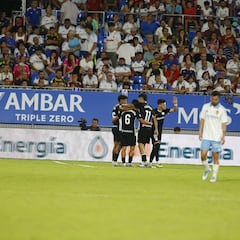 El Andorra se da un festín en la inauguración del Ibercaja Estadio