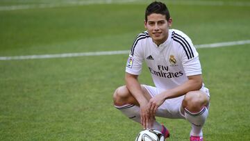 James Rodríguez cumple cinco años como jugador del Real Madrid
