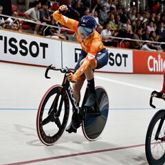 Wiebes reina de nuevo en la pista en un día de oro para Países Bajos