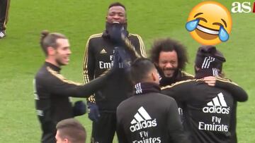 Fue tan ridículo que hizo reír hasta a Bale: el fail de Benzema que es carne de meme