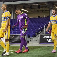 La alineación de Tigres ante Olimpia