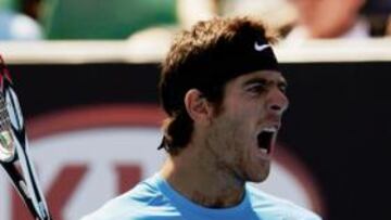 Del Potro avanza; Nalbandián pierde