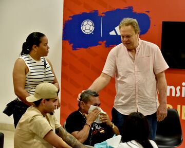 Luis Díaz se reencuentra con su padre en Barranquilla.