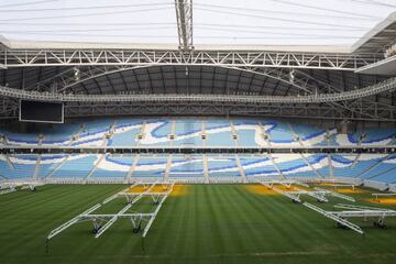 World Cup venue al-Janoub Stadium in Qatar's capital Doha.