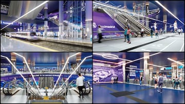 Proyecto de la nueva estación de metro del Santiago Bernabéu.