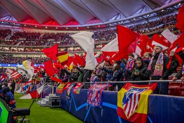 Aficionados del Atlético de Madrid.