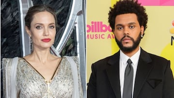 &iquest;Romance? Angelina Jolie y The Weeknd, captados en una cita